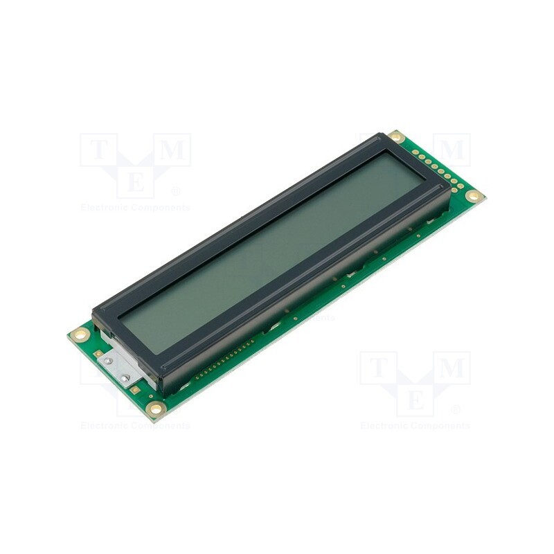 1 pcs x RAYSTAR OPTRONICS - RC2402A-FHY-CSV - Display: LCD, alphanumeric, FSTN Positive, 24x2, yellow, LED