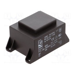 1 pcs x HAHN - BV EI 541 1126 - Transformer: encapsulated, 16VA, 230VAC, 18V, 889mA, PCB, BVEI