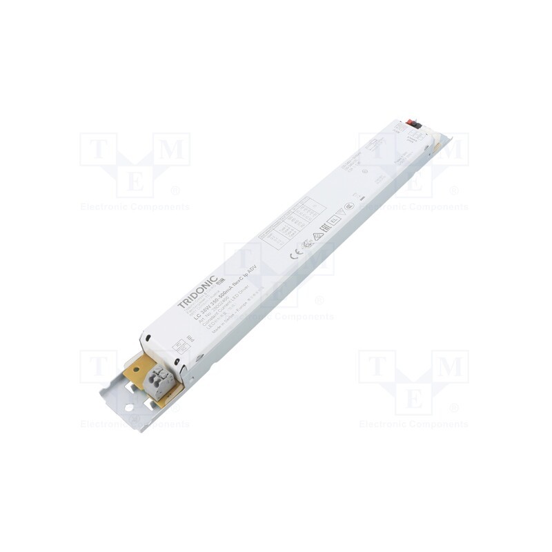 1 pcs x TRIDONIC - LC 38W 350-500MA FLEXC LP ADV - Power supply: switched-mode, LED, 38W, 35÷75VDC, 500mA, 198÷264VAC