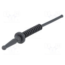 4 pcs x RICHCO - FMB-2 - Fastener for fans and protections, Ømount.hole: 4.5mm, black