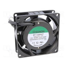 1 pcs x SUNON - SF11580AT1082HBL.GN - Fan: AC, axial, 115VAC, 80x80x25mm, 37m3/h(±5%), 34.5dBA, 2900rpm