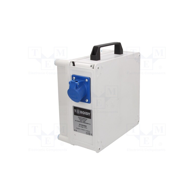 1 pcs x TOROIDY - STOS3000 - Transformer: protective, 3kVA, 230VAC, 230V, IP44, 380x330x170mm