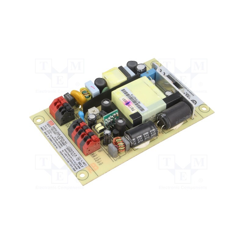 1 pcs x MEAN WELL - IDPV-25A-48 - Power supply: switched-mode, LED, 24.96W, 48VDC, 0.52A, 90÷295VAC