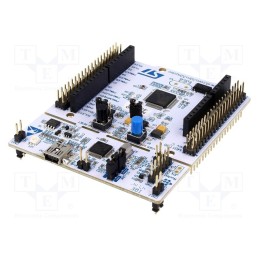 1 pcs x STMicroelectronics - NUCLEO-F303RE - Dev.kit: STM32, STM32F303RET6, Add-on connectors: 2, base board