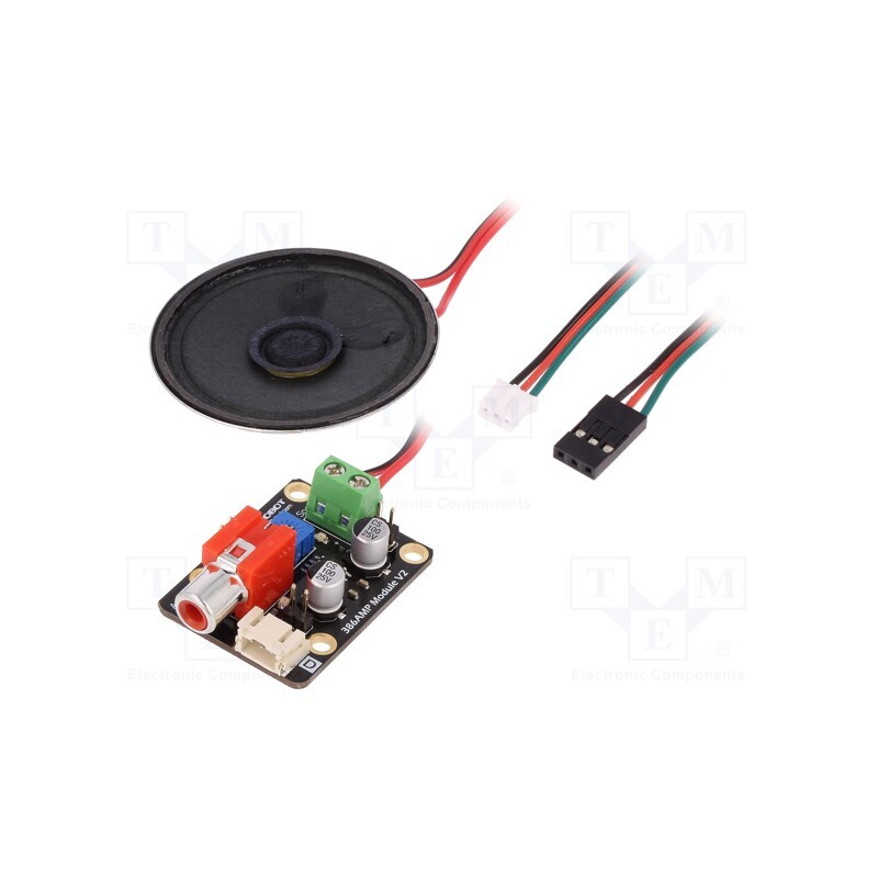 1 set x DFROBOT - DFR0064 - Module: audio, audio files playing module, analog, 4÷12VDC, screw