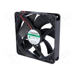 1 pcs x SUNON - MEC0251V2-000U-A99 - Fan: DC, axial, 12VDC, 120x120x25mm, 158.1m3/h, 40.5dBA, Vapo, 24AWG