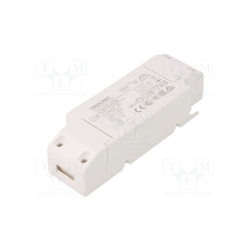 1 pcs x TRIDONIC - LC 18W 4V SR SNC - Power supply: switched-mode, LED, 18W, 24VDC, 750mA, 198÷264VAC