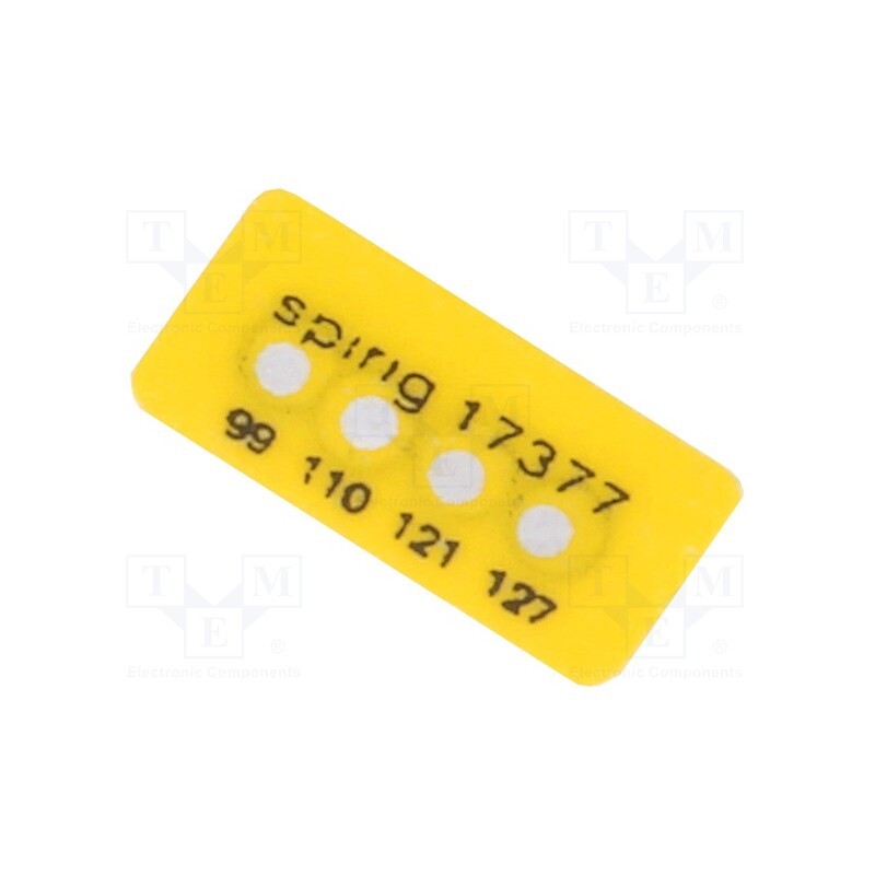 1 pcs x SPIRIG - MC-099/127 - Temperature indicator, 99°C,110°C,121°C,127°C, °C, 5x11mm