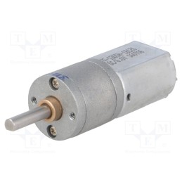1 pcs x POLOLU - 313:1 METAL GEARMOTOR 20DX46L MM 6V DUAL - Motor: DC, with gearbox, POLOLU 20D, 6VDC, 3.2A, Shaft: D spring