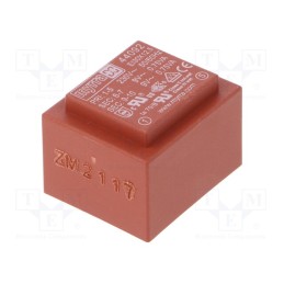 1 pcs x MYRRA - 44092 - Transformer: encapsulated, 1.5VA, 230VAC, 9V, 9V, 83mA, 83mA, PCB