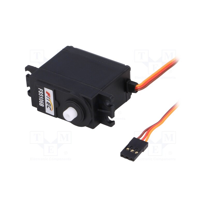 1 pcs x POLOLU - FEETECH STANDARD SERVO FS5106B - Motor: servo, 4.8÷6VDC, standard, analogue, 40.8x20.1x38mm, 200°