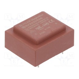 1 pcs x ZETTLER - BV302S24006 - Transformer: encapsulated, 0.6VA, 230VAC, 24V, 25mA, PCB