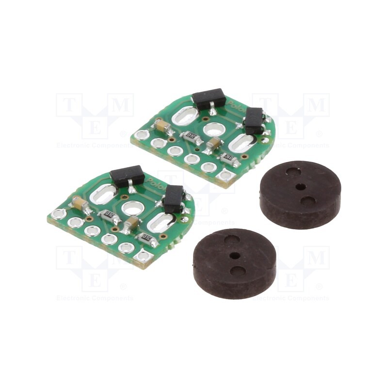 1 set x POLOLU - MAGNETIC ENCODER PAIR KIT - Sensor: Hall, encoders,magnet, 2.7÷18VDC, Kind of sensor: encoder