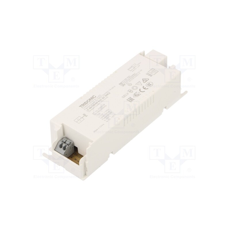 1 pcs x TRIDONIC - 87500767 - Power supply: switched-mode, LED, 60W, 47÷86VDC, 700mA, 198÷264VAC
