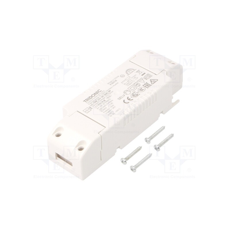 1 pcs x TRIDONIC - LC 18W 24V SR SNC SP - Power supply: switched-mode, LED, 18W, 24VDC, 225÷750mA, IP20, LC