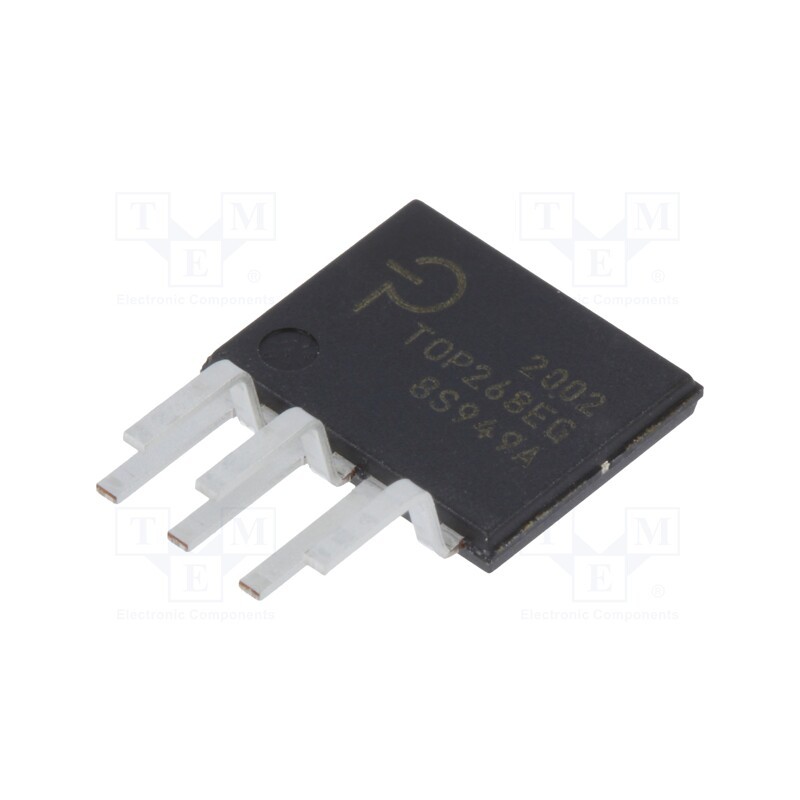 1 pcs x POWER INTEGRATIONS - TOP268EG - IC: PMIC, AC/DC switcher,SMPS controller, 59.4÷145kHz, eSIP-7C