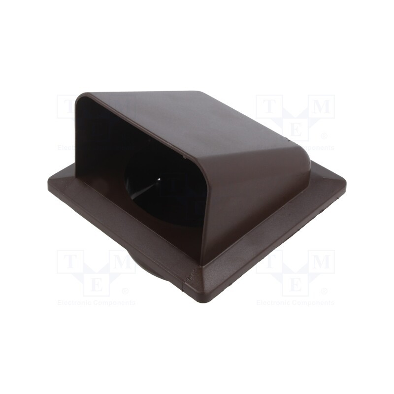 1 pcs x DOSPEL S.A. - 007-0317 - Guard, ABS, Ø100mm, snap fastener, bronze, Body dim: 140x140x116mm