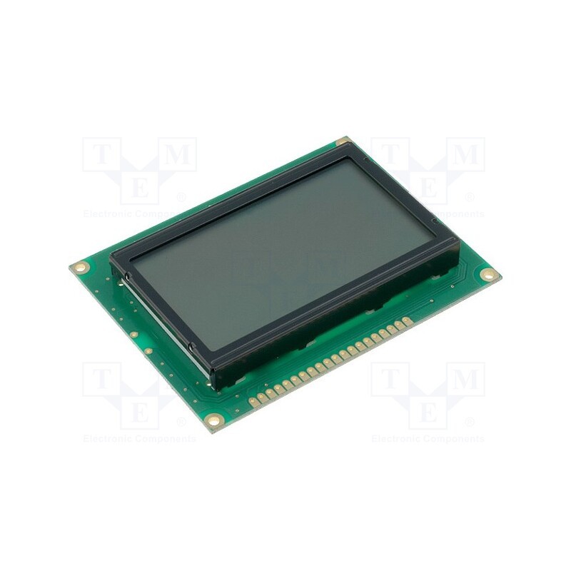 1 pcs x RAYSTAR OPTRONICS - RG12864A-GHY-V - Display: LCD, graphical, 128x64, STN Positive, gray, 93x70x13.6mm