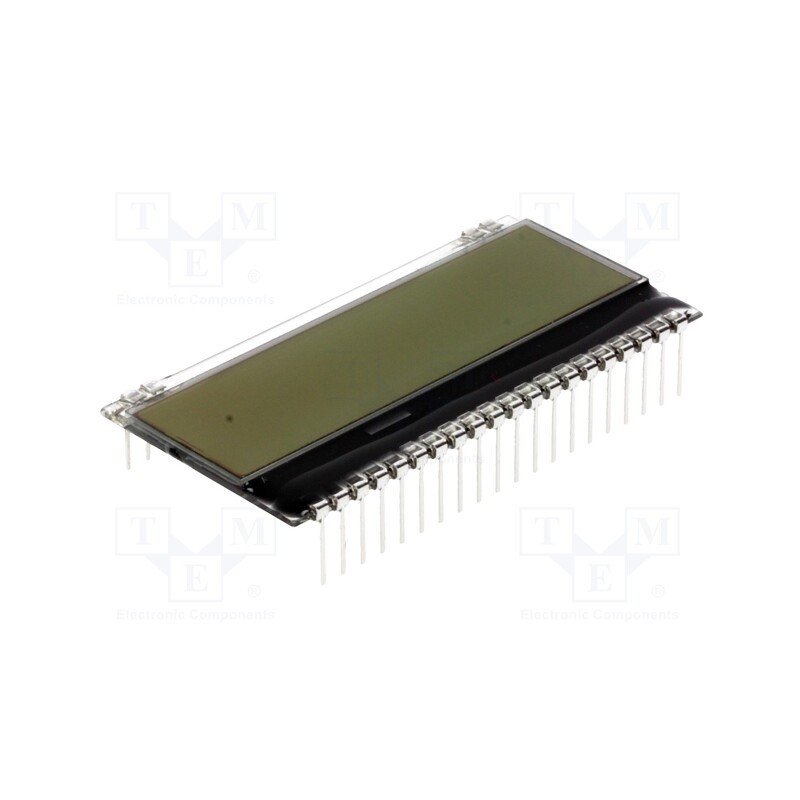 1 pcs x DISPLAY VISIONS - EA DOGM162W-A - Display: LCD, alphanumeric, FSTN Positive, 16x2, white, 55x27.94mm