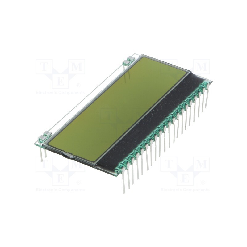 1 pcs x DISPLAY VISIONS - EA DOGM162E-A - Display: LCD, alphanumeric, STN Positive, 16x2, yellow-green
