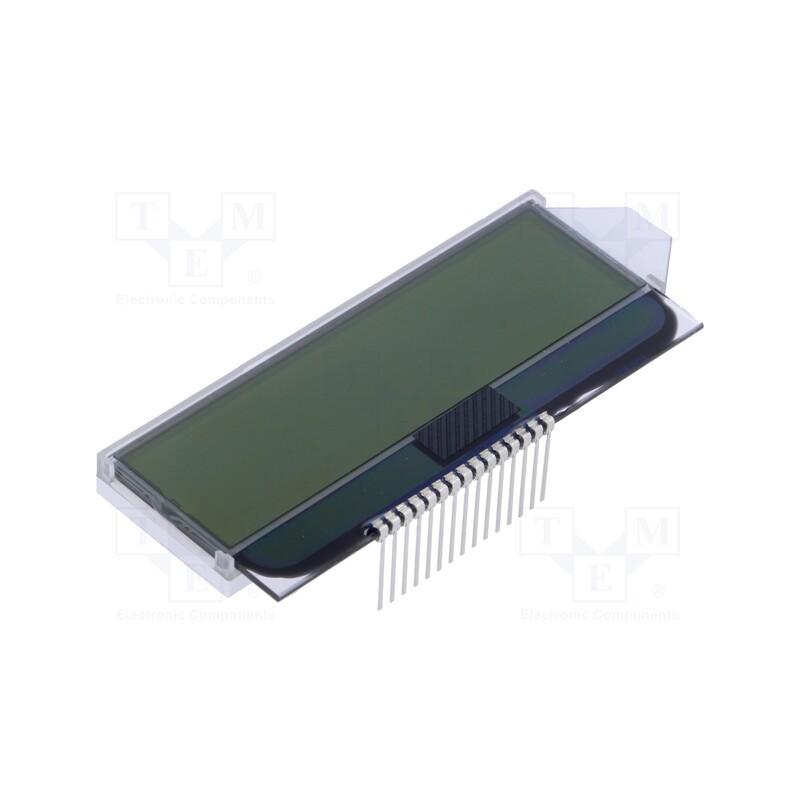 1 pcs x DISPLAY ELEKTRONIK - DEM 16204 FGH-PW - Display: LCD, alphanumeric, FSTN Positive, 16x2, 76x28.7x6mm, LED