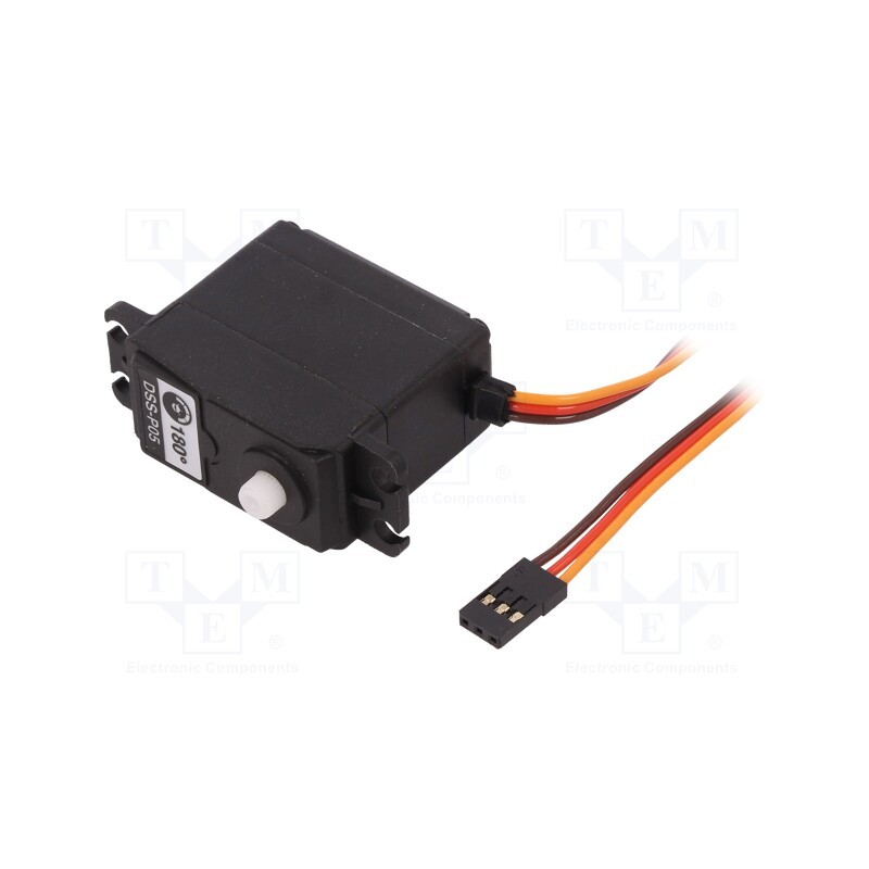 1 pcs x DFROBOT - SER0020 - Motor: servo, 4.8÷6VDC, standard, analogue, 40.2x20.2x43.2mm, 180°