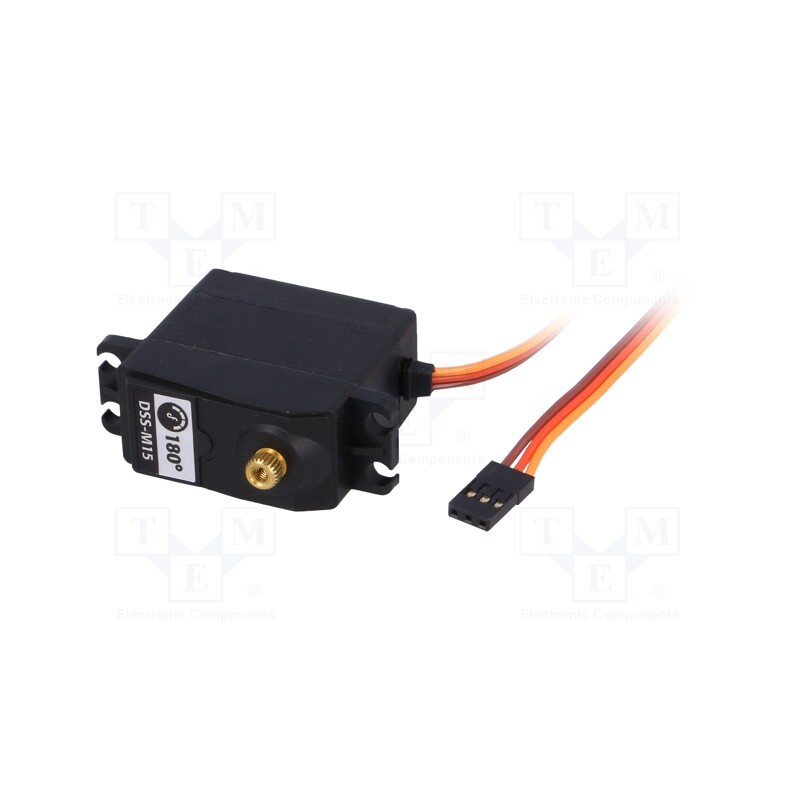 1 pcs x DFROBOT - SER0019 - Motor: servo, 4.8÷7.2VDC, standard, analogue, 54.5x20x47.5mm, 180°