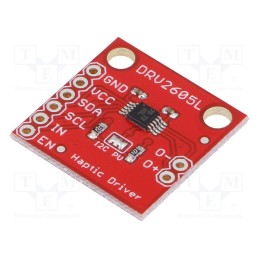 1 pcs x SPARKFUN ELECTRONICS - ROB-14538 - DC-motor driver, DRV2605L, I2C,PWM, Ch: 1, haptic motors