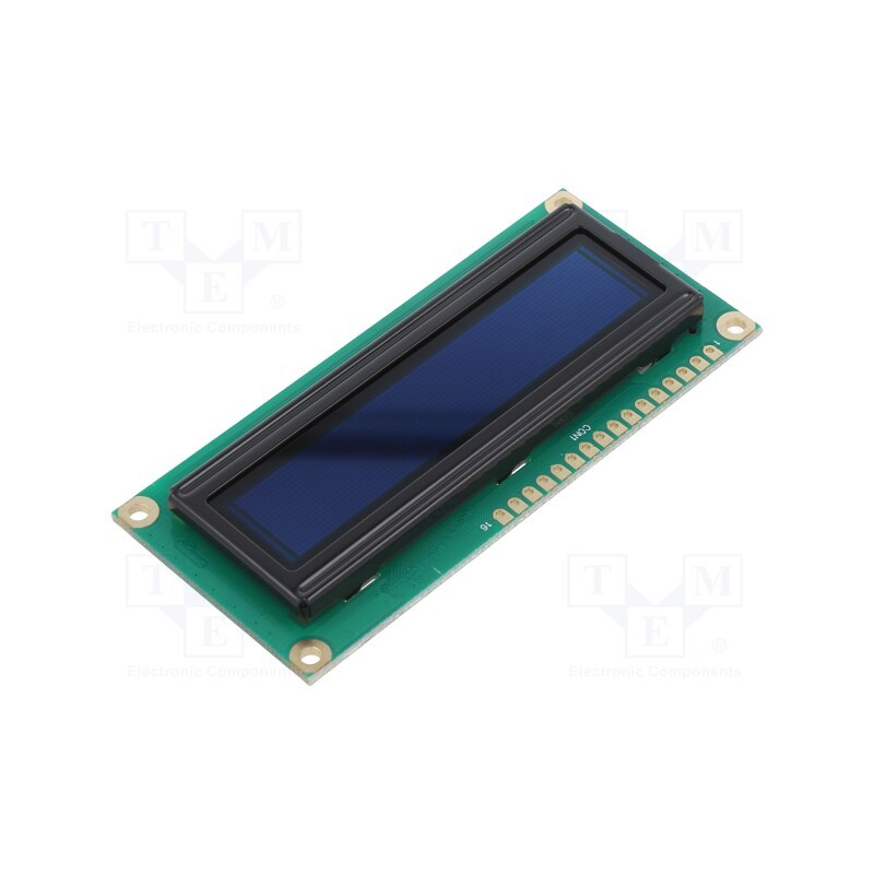 1 pcs x RAYSTAR OPTRONICS - REC001601BYPP5N00100 - Display: OLED, alphanumeric, 16x1, Dim: 80x36x10mm, yellow, PIN: 16
