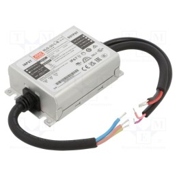 1 pcs x MEAN WELL - XLG-20-L-B - Power supply: switched-mode, LED, 20W, 32.4÷54VDC, 350mA, IP67