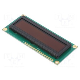1 pcs x RAYSTAR OPTRONICS - REC001601BWPP5N00100 - Display: OLED, alphanumeric, 16x1, Dim: 80x36x10mm, white, PIN: 16