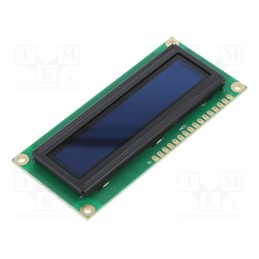 1 pcs x RAYSTAR OPTRONICS - REC001602AWPP5N00100 - Display: OLED, alphanumeric, 16x2, Dim: 80x36x10mm, white, PIN: 16