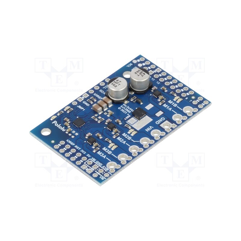 1 pcs x POLOLU - 5070 - DC-motor driver, Motoron, I2C, Icont out per chan: 1.7A, Ch: 3