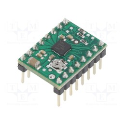 1 pcs x POLOLU - DRV8434S SPI STEPPER MOTOR DRIVER CARRIE - Stepper motor controller, DRV8434S, SPI, 1.2A, Uin mot: 4.5÷48V