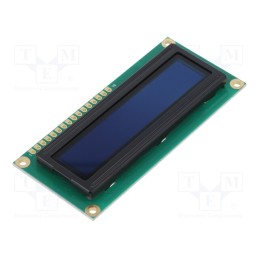 1 pcs x RAYSTAR OPTRONICS - REC001601BBPP5N00100 - Display: OLED, alphanumeric, 16x1, Dim: 80x36x10mm, blue, PIN: 16