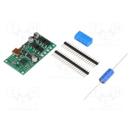 1 pcs x POLOLU - SIMPLE HIGH-POWER MOTOR CONTROLLER 18V25 - DC-motor driver, 21.77kHz, analog,RC,TTL,USB, 25A, Uin log: 3.3V