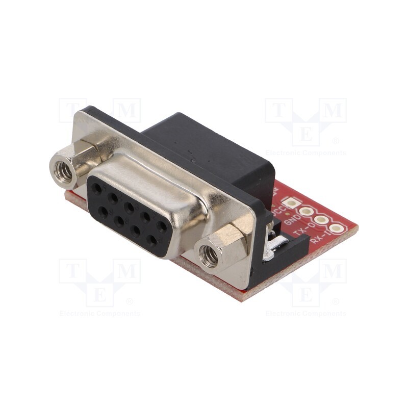 1 pcs x SPARKFUN ELECTRONICS - PRT-00449 - Module: converter, RS232/TTL, D-Sub 9pin,pin strips, 115.2kbps