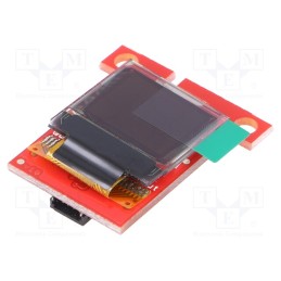 1 pcs x SPARKFUN ELECTRONICS - LCD-14532 - Module: display, Qwiic, 3.3VDC, I2C, blue, screw, Resolution: 64x48