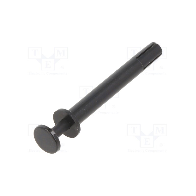 10 pcs x FIX&FASTEN - SRF4-30 - Rivet, Ømount.hole: 4mm, black, polyamide 66, UL94V-2