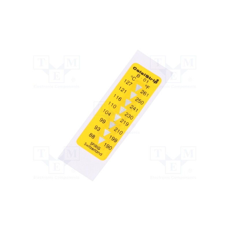 1 pcs x SPIRIG - CS-B-01 - Temperature indicator, °C,°F, Resistance to: mineral oils,water