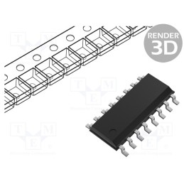 1 pcs x ONSEMI - MC14521BDG - IC: digital, 24-stage,frequency divider, Ch: 1, IN: 5, CMOS, SMD