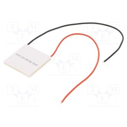 1 pcs x Advanced Thermal Solutions - Module: Peltier, 8.5V, 3A, 23x23x3.6mm, 14.9W, ceramics, 20AWG, 68°C