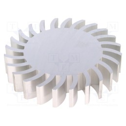 1 pcs x FISCHER ELEKTRONIK - SK58420AL - Heatsink, LED, Ø: 105mm, H: 20mm