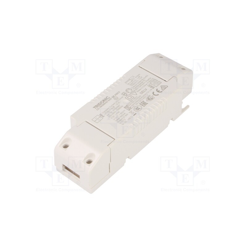 1 pcs x TRIDONIC - LC 38W 900MA FIXC SR ADV2 - Power supply: switched-mode, LED, 42W, 33÷60VDC, 900mA, 198÷264VAC