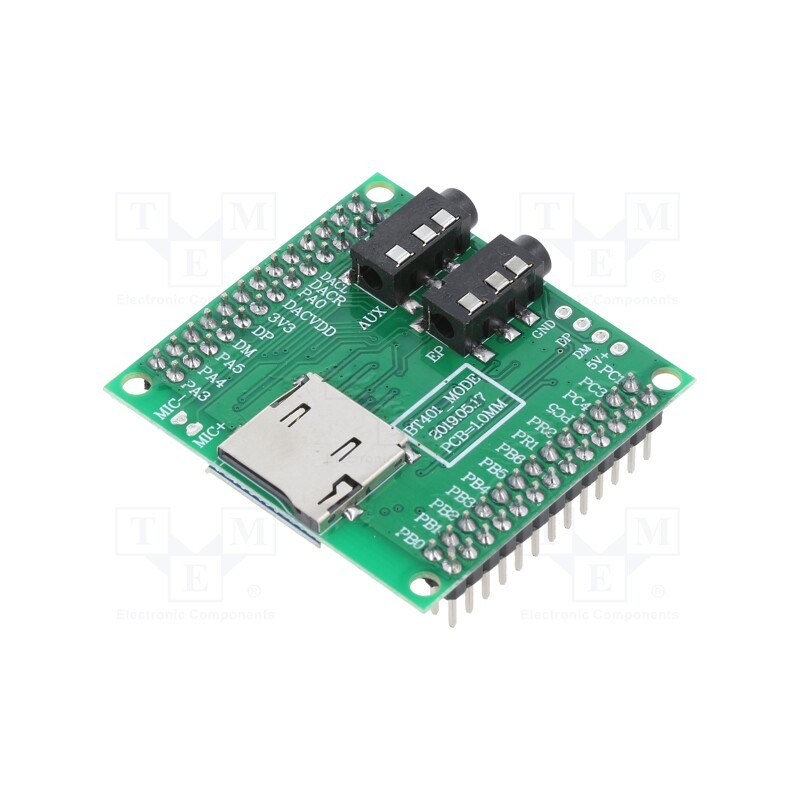 1 pcs x DFROBOT - DFR0782 - Module: Bluetooth, Bluetooth V5.0 & BLE,shield, 3.3÷5VDC, UART