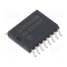 1 pcs x TEXAS INSTRUMENTS - UC3524ADW - IC: PMIC, PWM controller, SO16, 0÷70°C, 7.5÷40V, , SMPS, 0÷45%