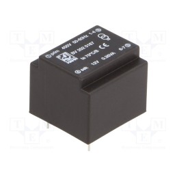 1 pcs x HAHN - BV 202 0167 - Transformer: encapsulated, 0.35VA, 400VAC, 12V, 29mA, PCB, BV