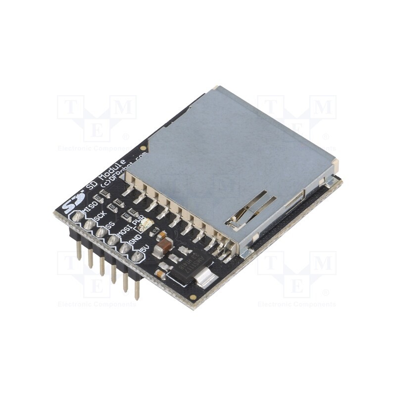 1 pcs x DFROBOT - DFR0071 - Module: adapter, pin strips,SD, SD, Interface: SPI