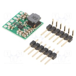 1 pcs x POLOLU - 6V STEP-UP VOLTAGE REGULATOR U3V40F6 - Converter: step up, Uout: 6V, Uin: 1.3÷6V, 90÷95%, 15.2x15.2mm, 4A