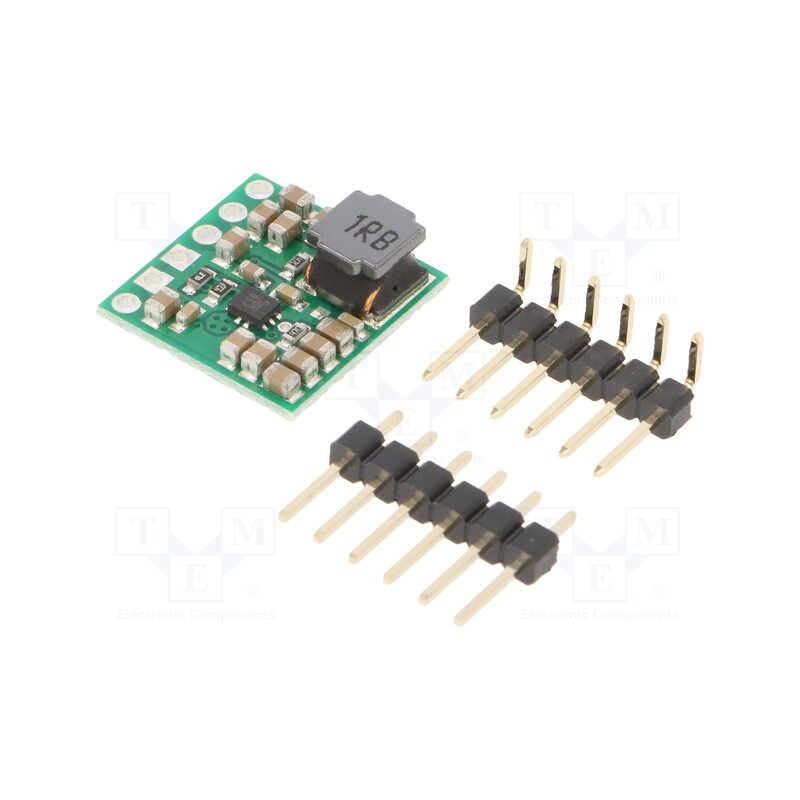 1 pcs x POLOLU - 6V STEP-UP VOLTAGE REGULATOR U3V40F6 - Converter: step up, Uout: 6V, Uin: 1.3÷6V, 90÷95%, 15.2x15.2mm, 4A